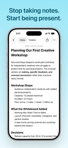 Convoxa - AI Meeting Notes Screenshot 1 of 8