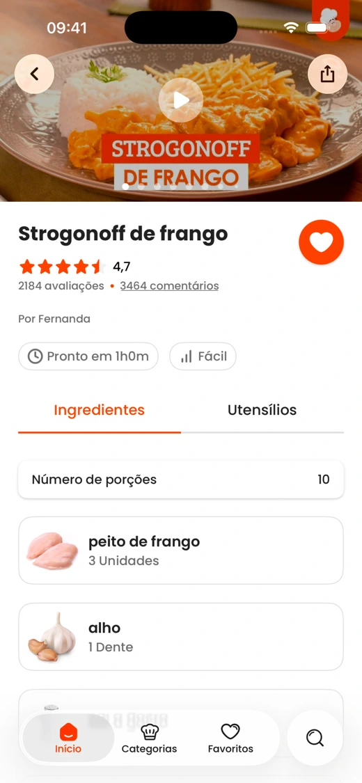 TudoGostoso Receitas screenshot 2