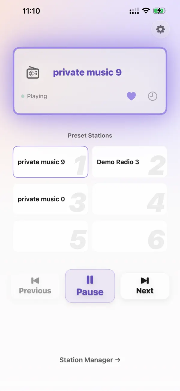 Screenshot #1 pour NanoRadio