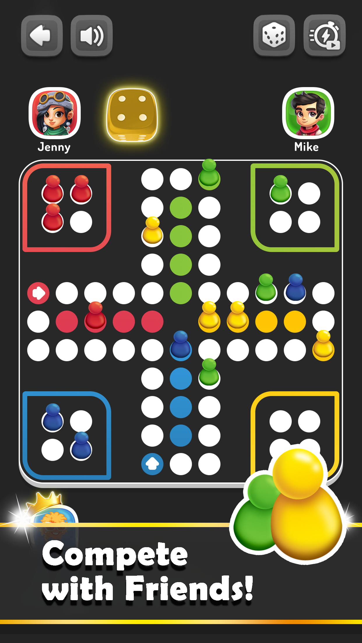 Ludo Trouble - Sorry Board