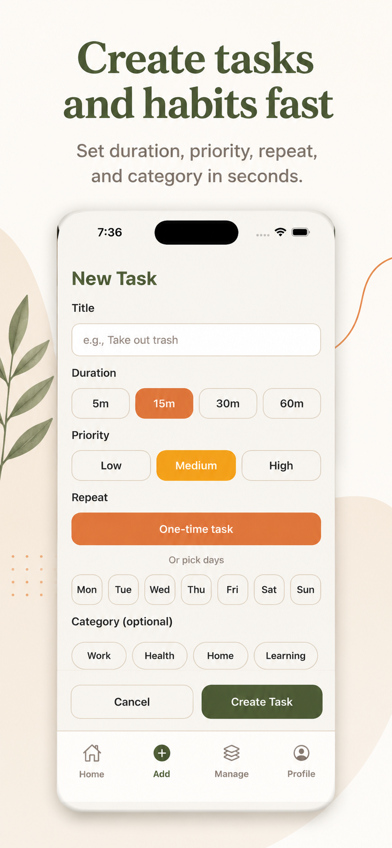 RightNow Focus: ADHD Planner screenshot 3
