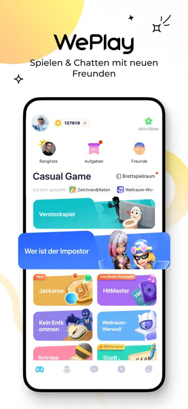 WePlay - Partyspiel & Chat screenshot 1 of 7