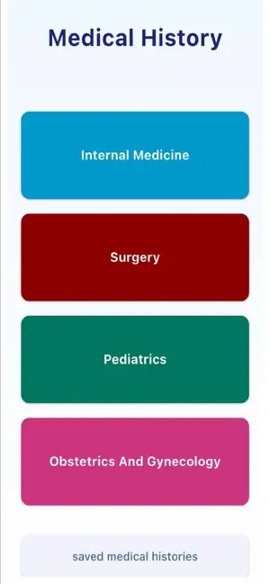 Medical History pro screenshot 1