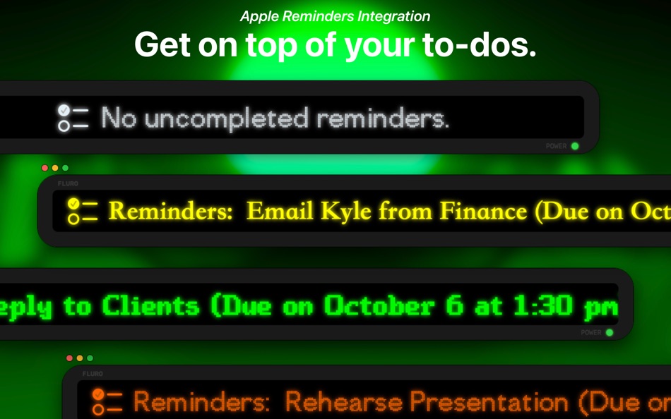 #5. Fluro: Retro Daily Organizer (macOS) 由: Luigi Mazzeo