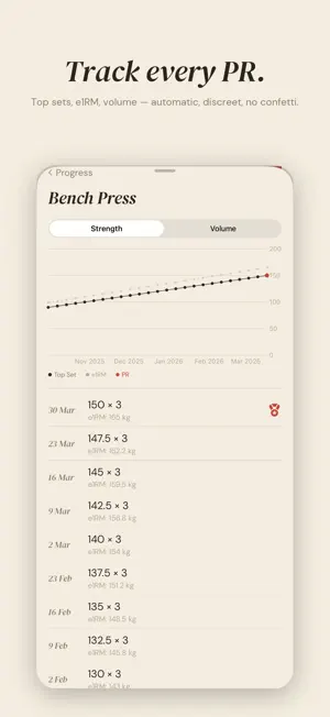 Lifting Tracker — Logbook screenshot 3