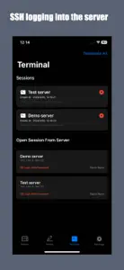 ServerView-SSH Terminal&Shell screenshot #3 for iPhone