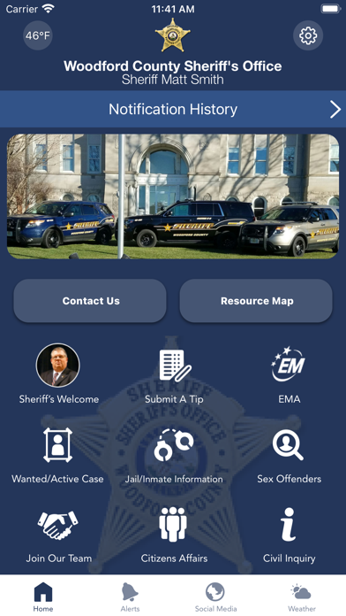 Woodford County Sheriff’s Screenshot