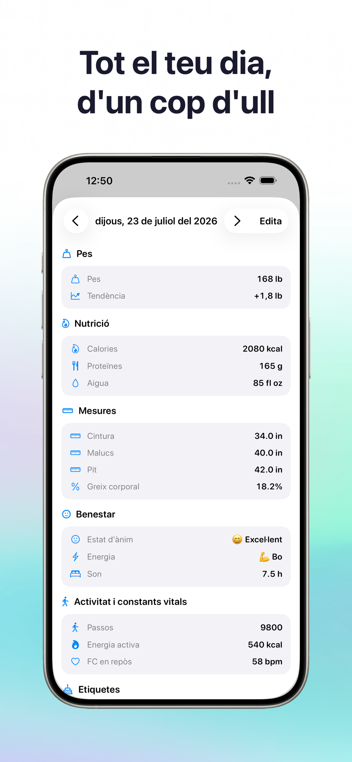 MyWeightLog app screenshot 4