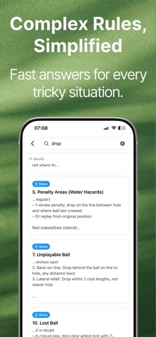 Golf Books iPhone screenshot