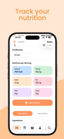 Zava: Recipes & Meal Planner iPhone screenshot