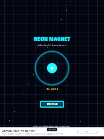 Neon Magnet: Arcade Ball iPad screenshot