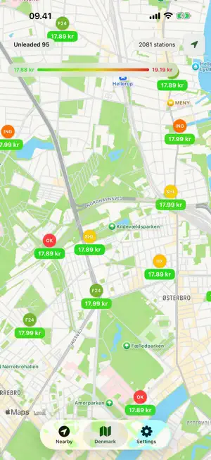 Cheap Fuel Radar: Denmark screenshot 3