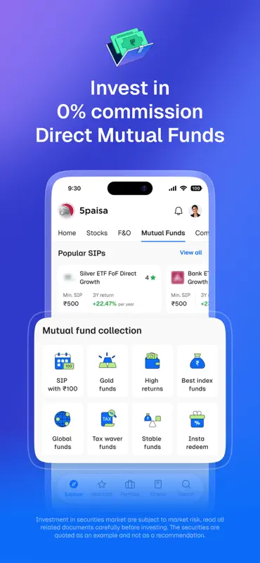 5paisa 2.0: F&O, Stocks, IPO screenshot 4 of 8