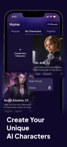 Fling AI Character & Roleplay screenshot #6 for iPhone