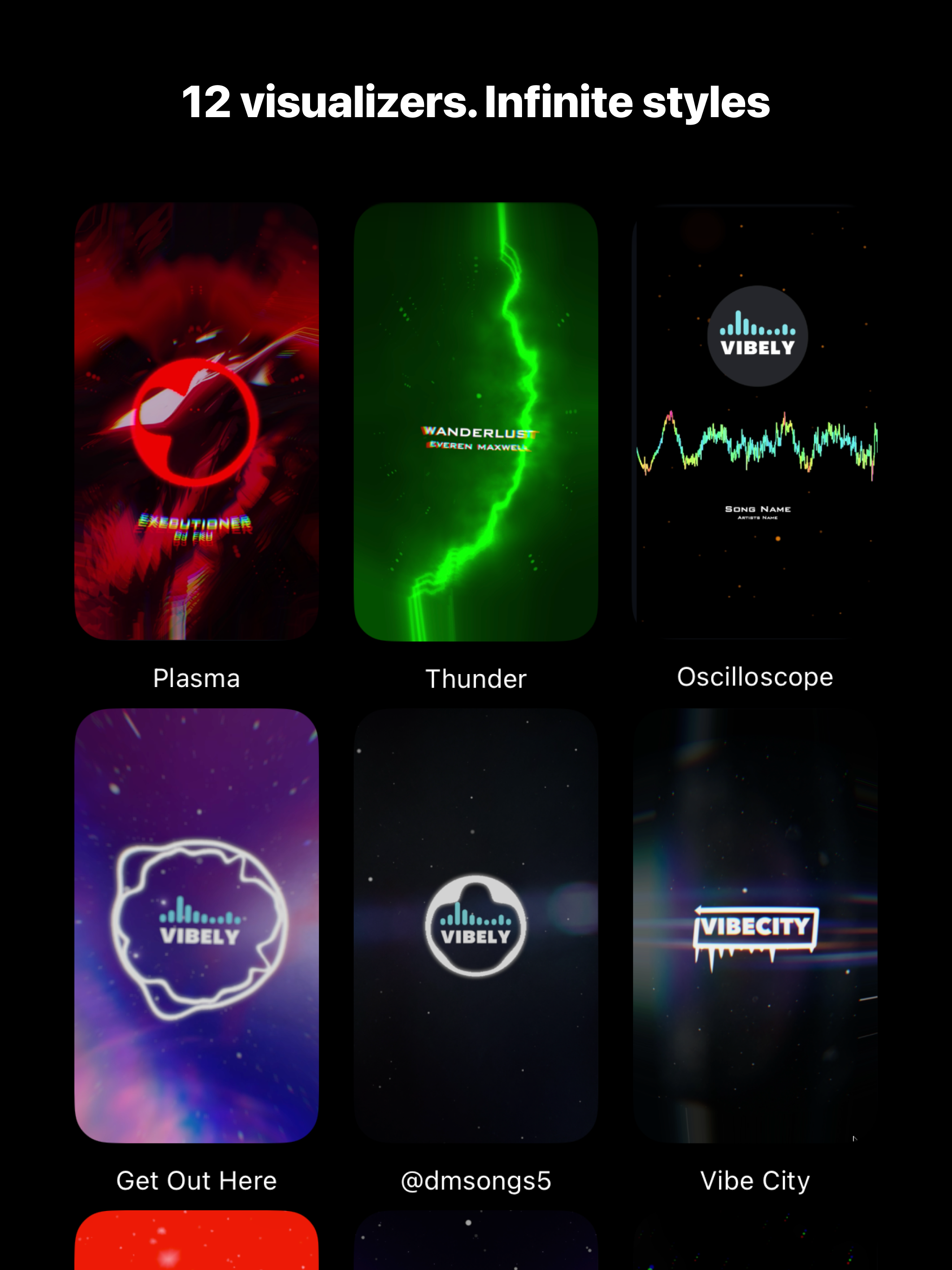 Music Visualizer - Vibely