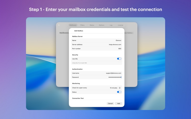App screenshot