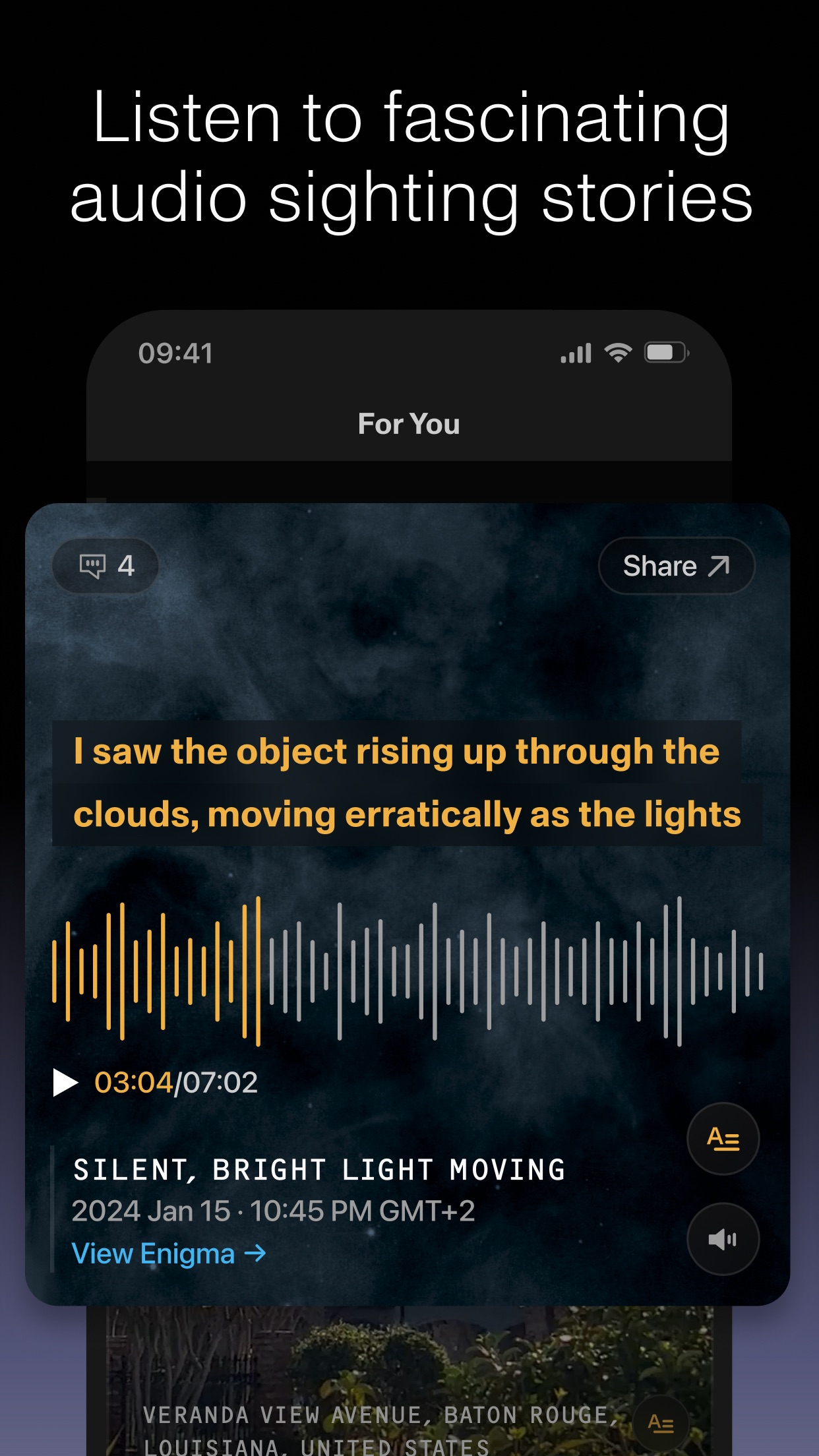 Enigma: UFO Sightings & Alerts screenshot 6