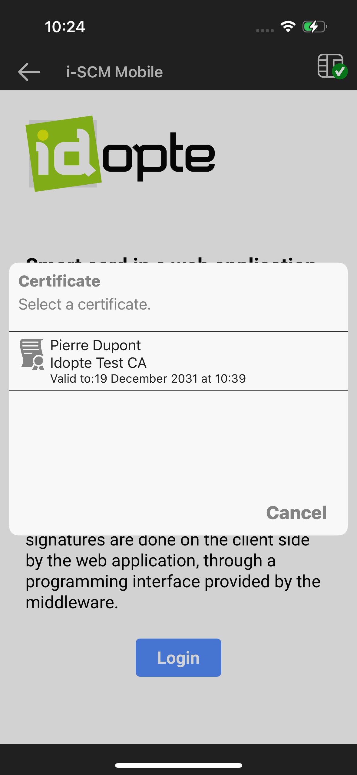 i-SCM Mobile screenshot 4