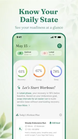 BloomFit - Cycle Workout Coach screenshot 2