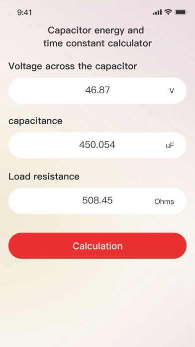 Screenshot #1 pour Capacitor Time Constant