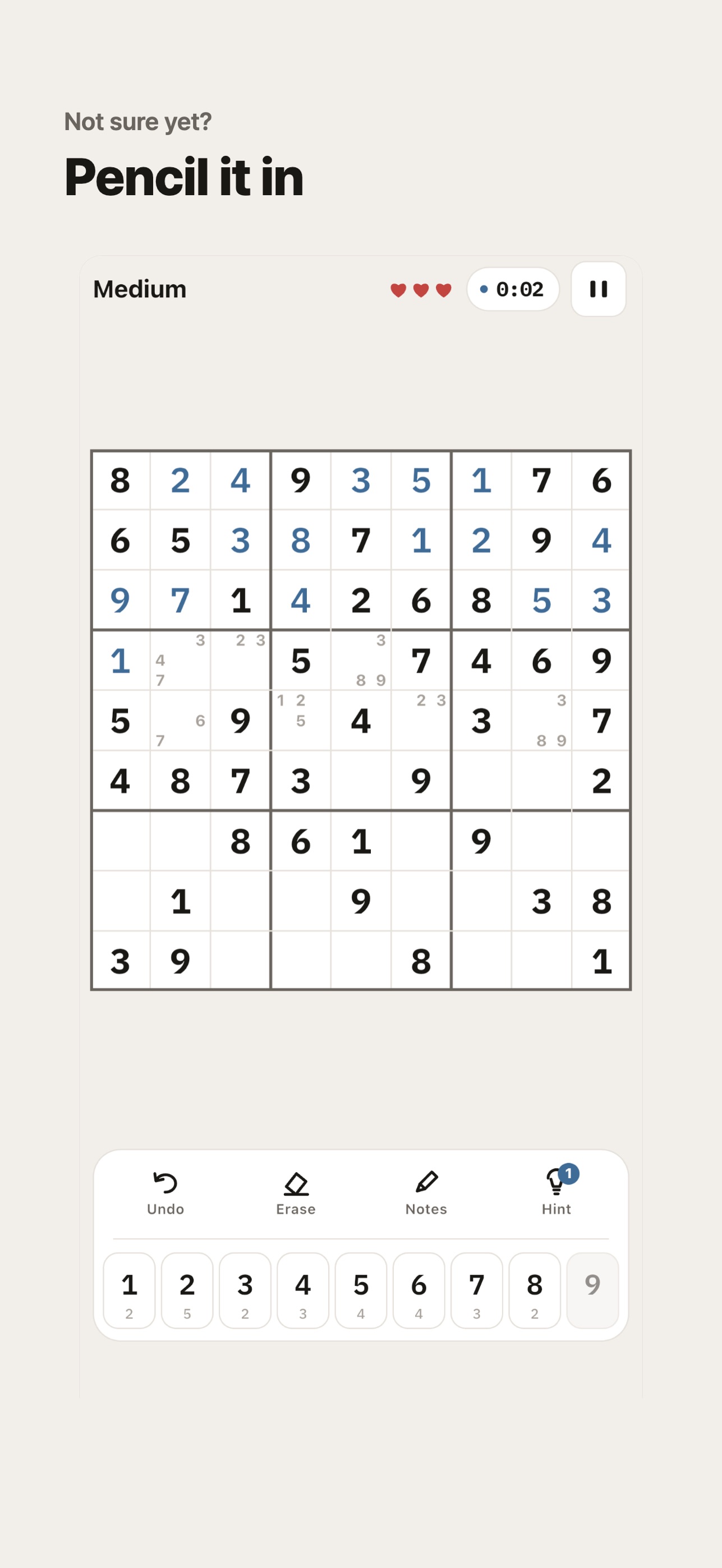 Screenshot 3 of Dadoku — Sudoku