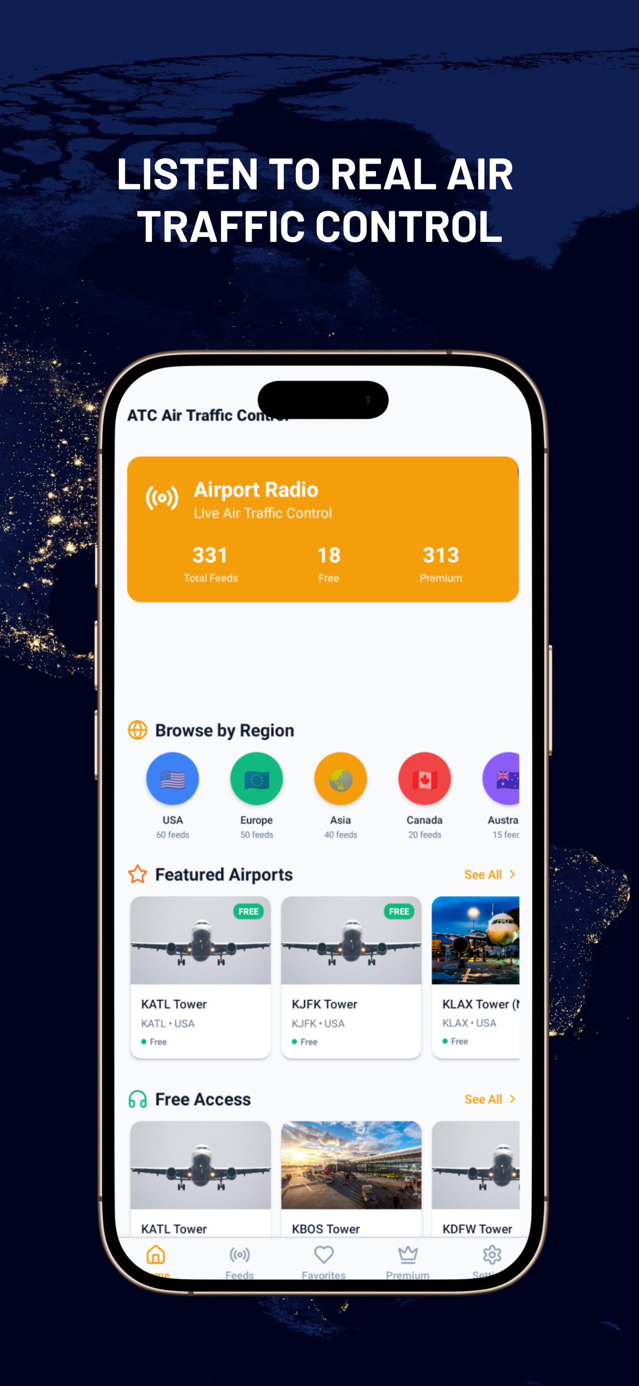 Air Traffic Control: Live ATC