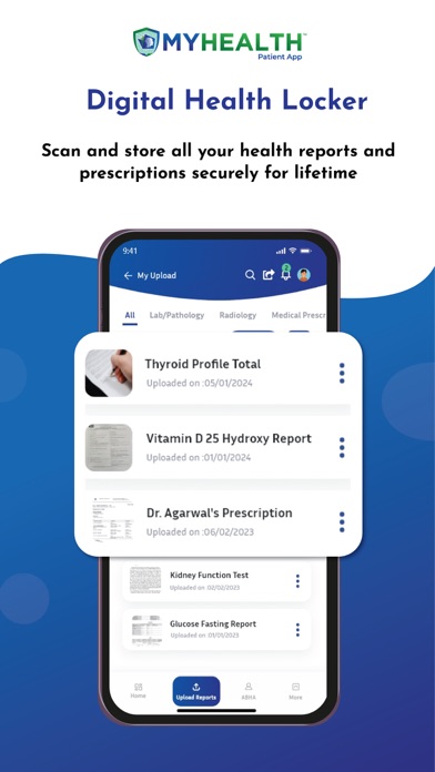 MyHealth-Digital Health Locker Screenshot