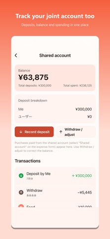 WeBudget - Couples Budget App Screenshot 5 of 7