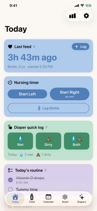 Rumina - Baby Tracker screenshot 1