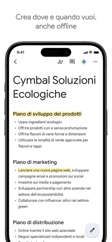 Documenti Google App Store preview screenshot 1