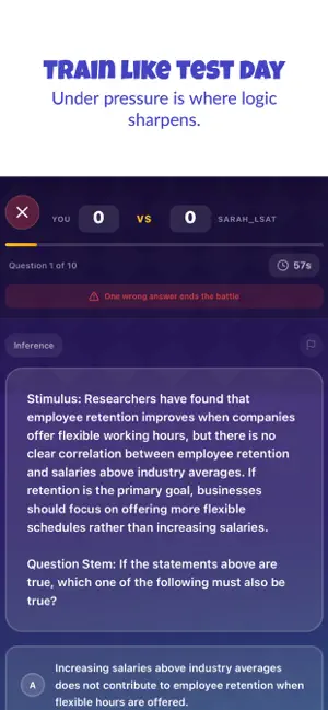 LSAT Showdown: LSAT Prep screenshot 1