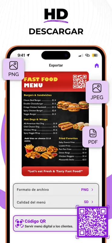 飲食店 メニュー作成・メニュー表作成 screenshot 2 of 7