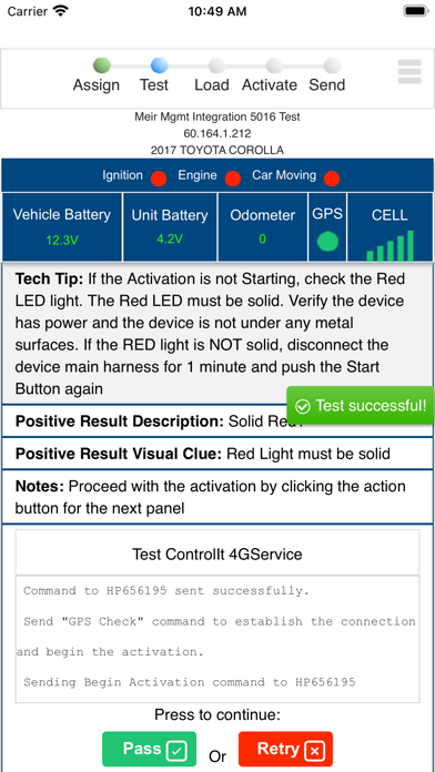Ituran USA Activateit Screenshot