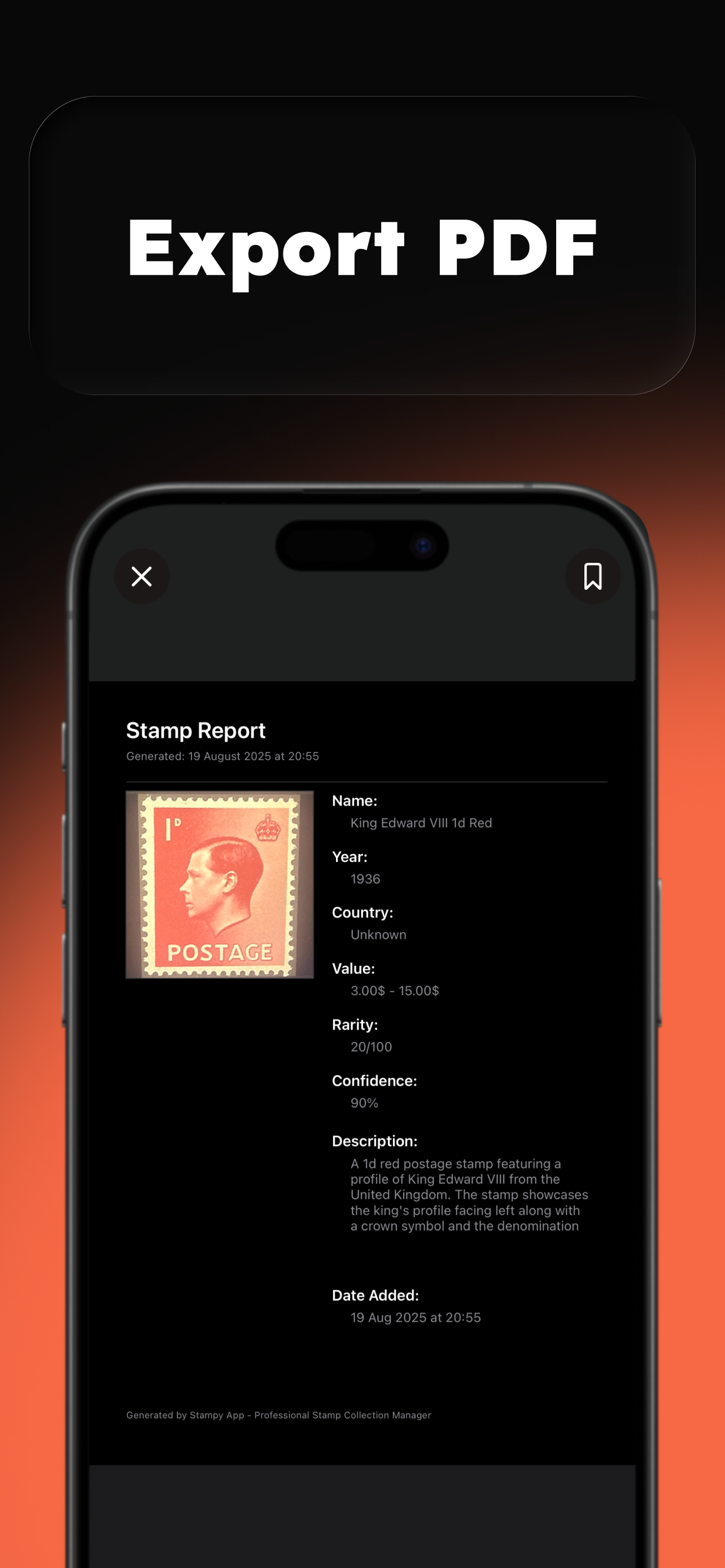 Stampy: Stamp Value Identifier