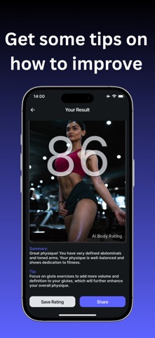 AI Body Rating - Perfect Shape iPhone screenshot