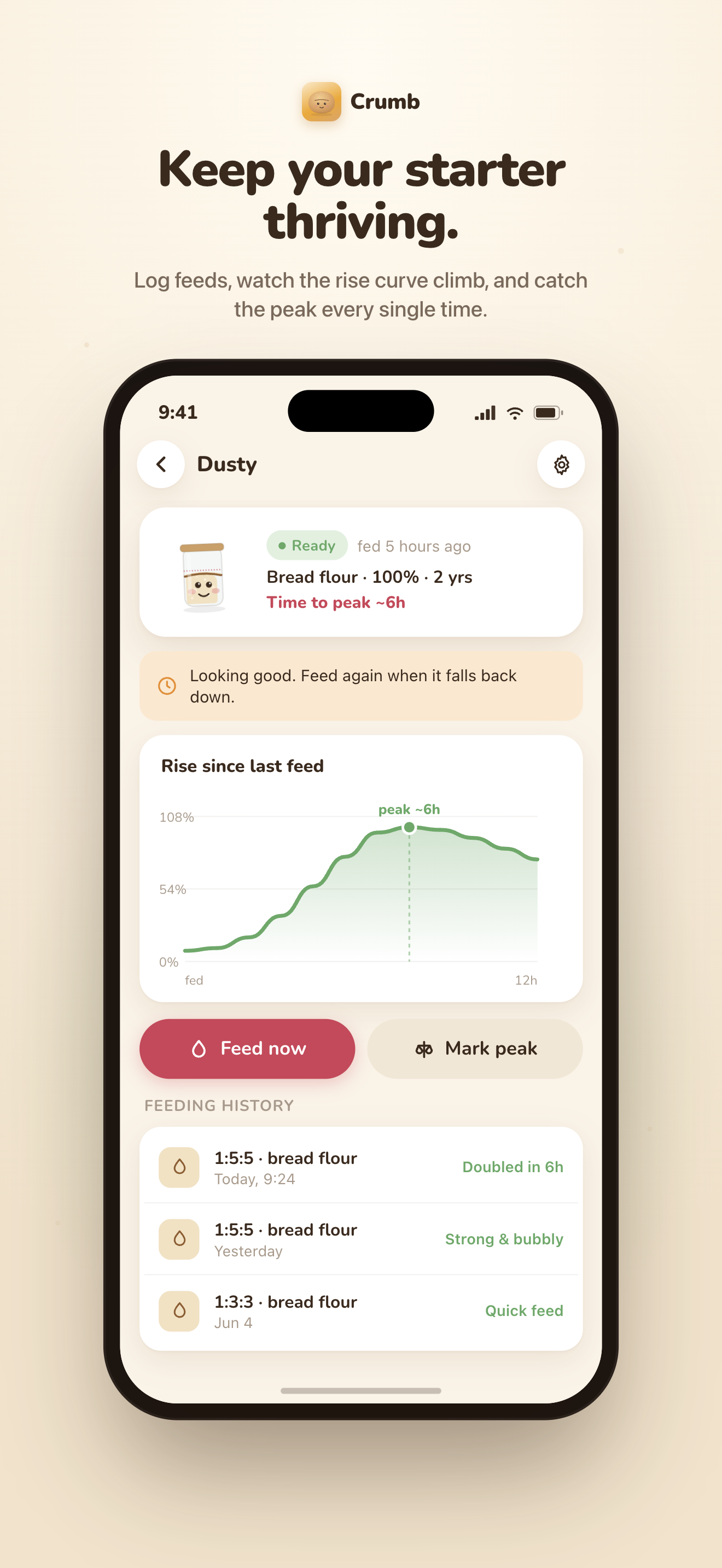 Crumb: Sourdough Tracker screenshot 3