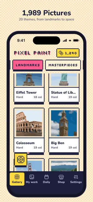 Pixel Paint: Color by Number screenshot 2
