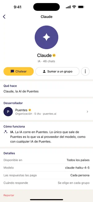 Puentes AI screenshot 4