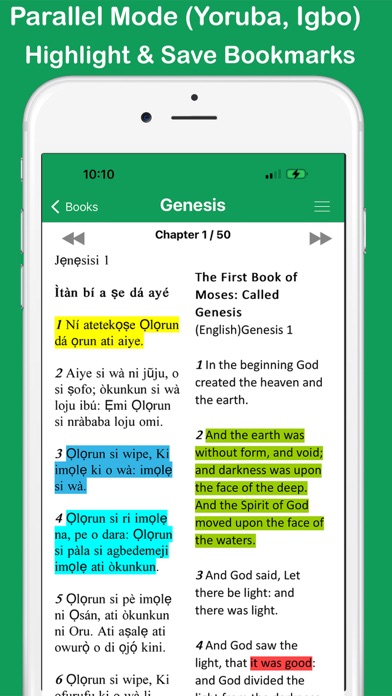 Yoruba Igbo & English Bible Screenshot