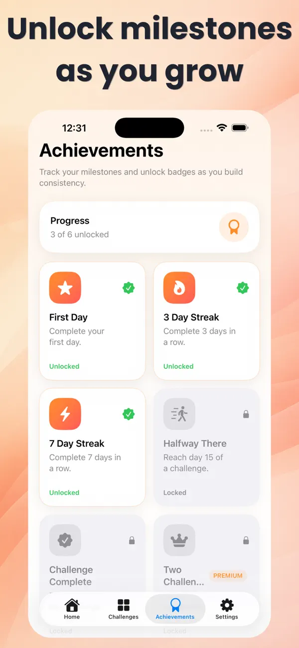 Screenshot #3 pour 30 Day Challenge Tracker