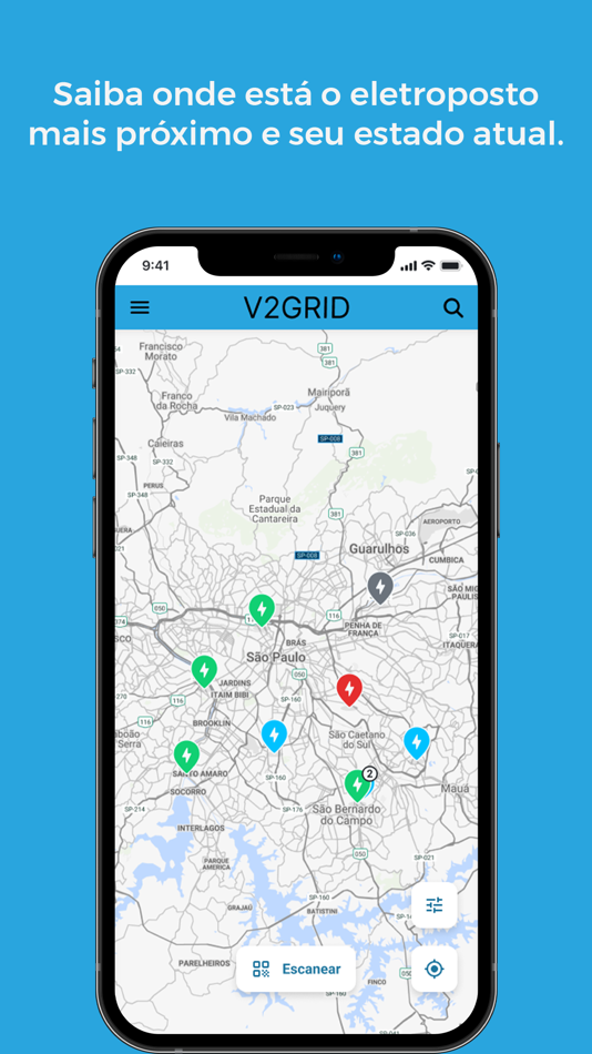 #3. V2GRID (iOS) Podle: V2GRID ENGENHARIA ELETROPOSTO E GERACAO LTDA