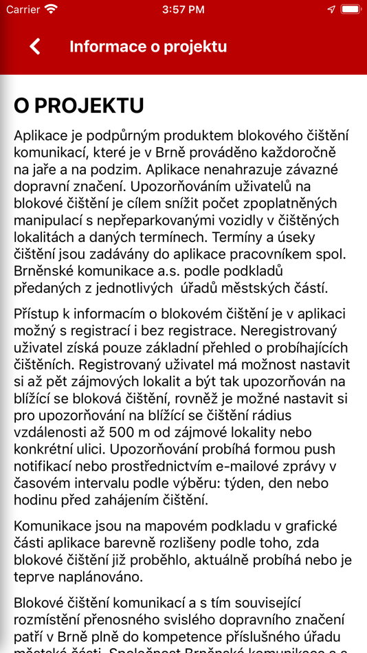 #7. Blokové Čištění (iOS) 由: Brněnské komunikace a.s.