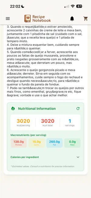 My Recipe Notebook screenshot 3