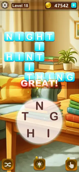 Word Puzzle Relaxing Crossword screenshot 2
