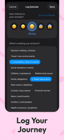 Ease Anxiety Journal Screenshot 2 of 7