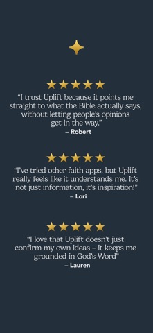 Uplift Faith Companion iPhone screenshot