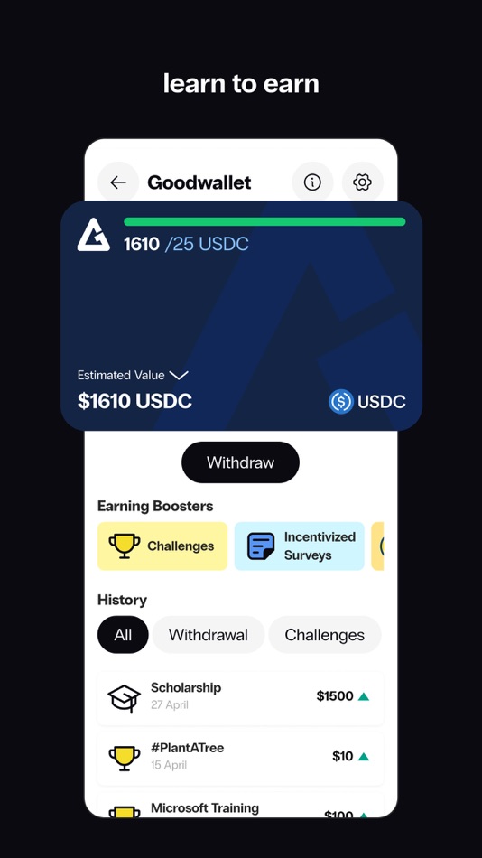 #4. Goodwall - Learn & Earn (iOS) 由: Goodwall SA
