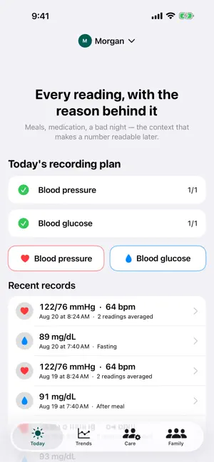 KinVitals screenshot 2