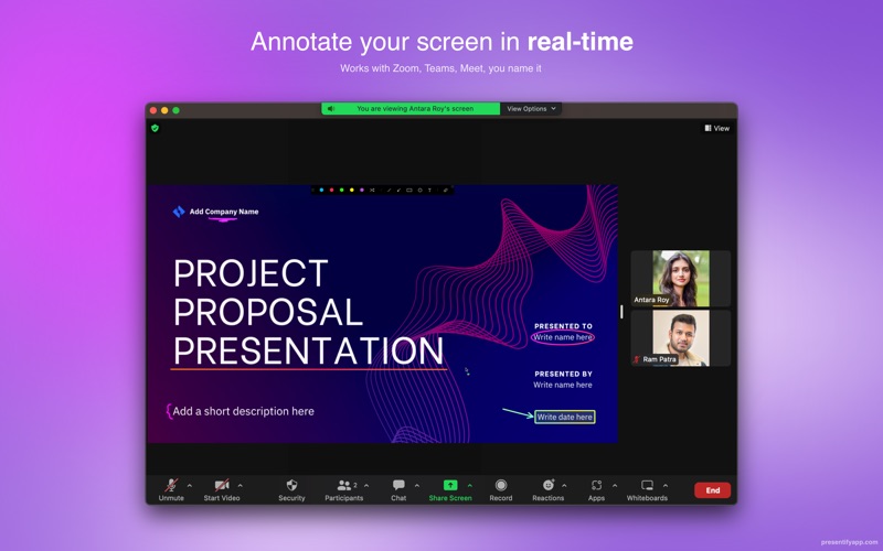 Screenshot #2 pour Presentify - Screen Annotation