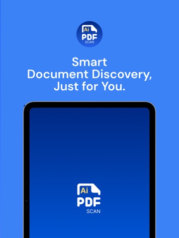 AI PDF Scan Pro Document Maker iPad screenshot